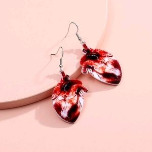 Anatomical Heart Earrings